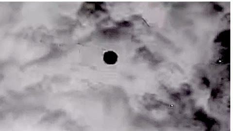 Spherical Object over Afghanistan into Clouds November 2020