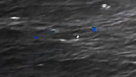 Spherical Object Pulsing over Water Military Infrared